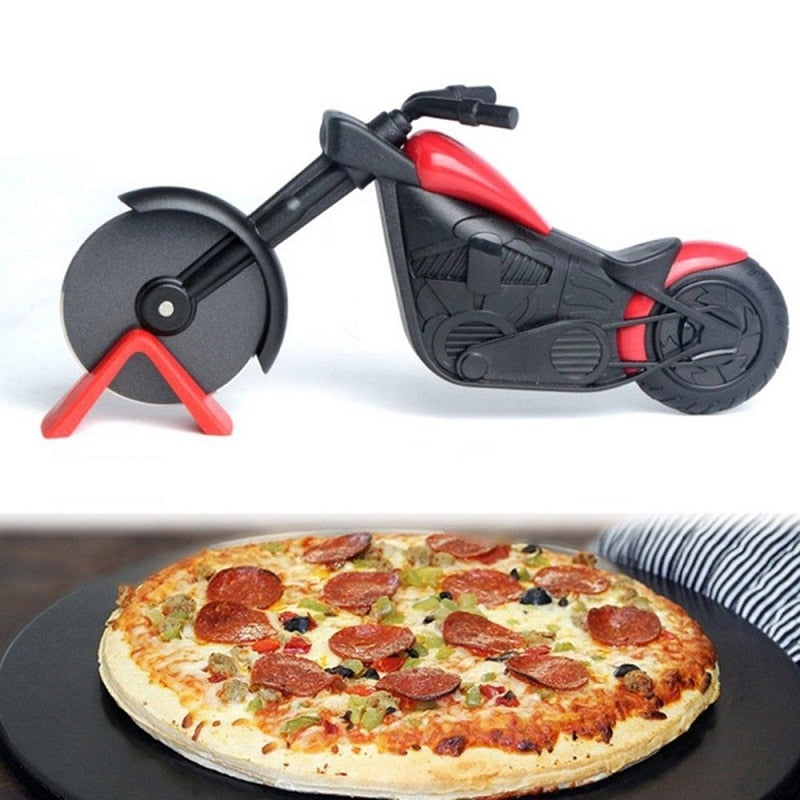 Luxury Pizza Cutter in Motorcycle Style - MotoSlice-Nora Luxe