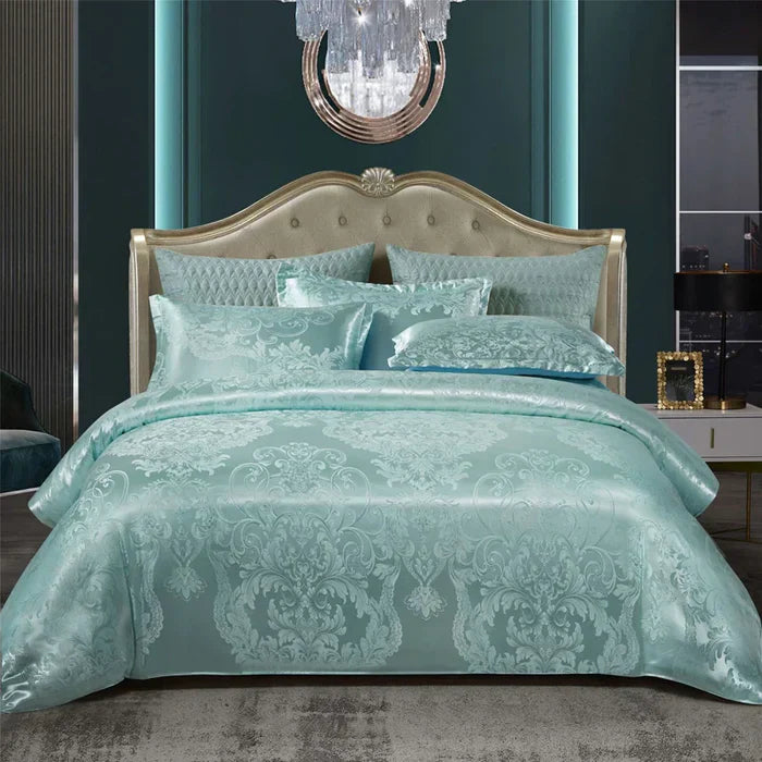 Luxury Satin Duvet Cover Set - RoyalDream-King: 86.61 × 94.49 in-5-Nora Luxe