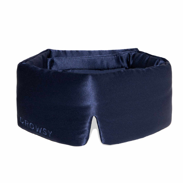 Luxury Silk Sleep Mask - RelaxMask-Dark blue-Nora Luxe