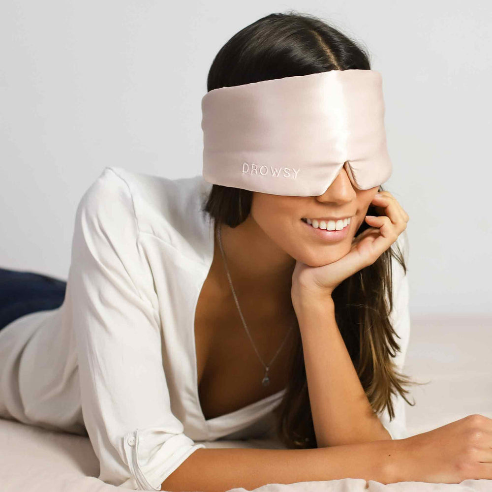 Luxury Silk Sleep Mask - RelaxMask-Pink-Nora Luxe