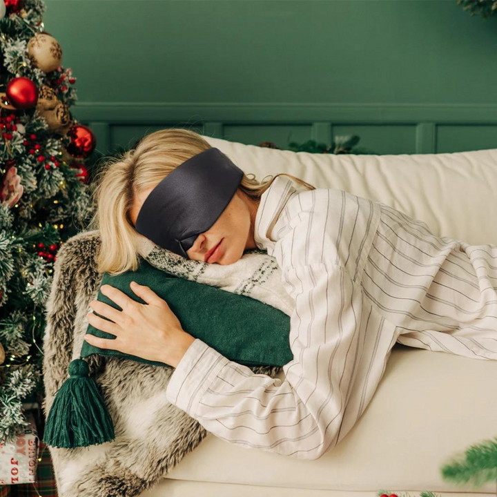 Luxury Silk Sleep Mask - SilkDream-Blue-Nora Luxe