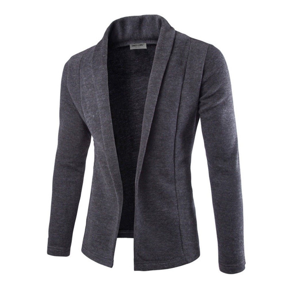 Luxury Slim-fit Stretch Men's Blazer - Dominic-Black-XS-Nora Luxe