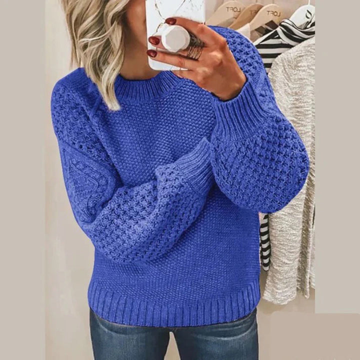 Luxury Stylish Ladies' Sweater - Aria-Blue-S-Nora Luxe