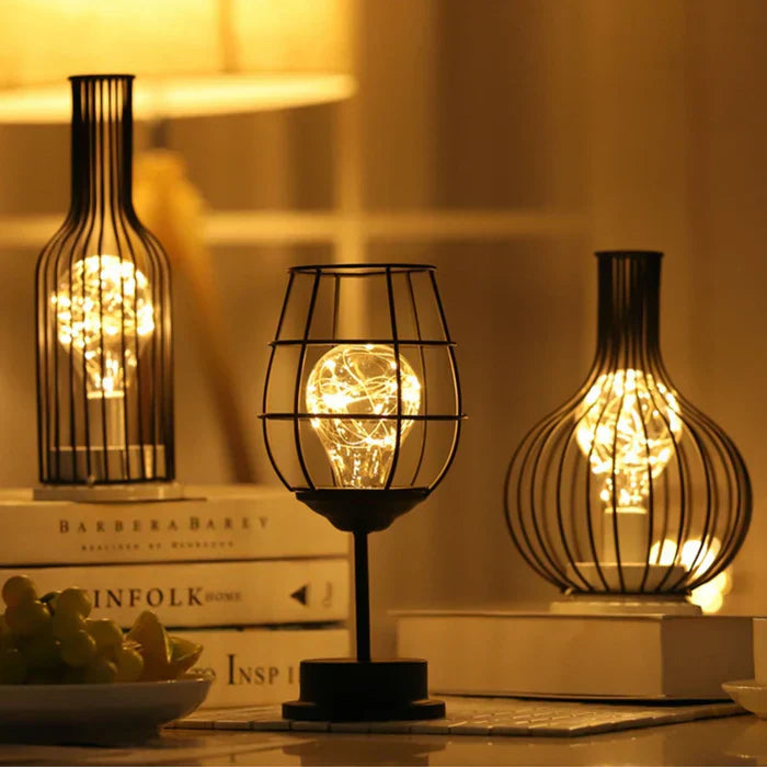 Luxury Table Lamp - LumiGris-Set of 3-Nora Luxe