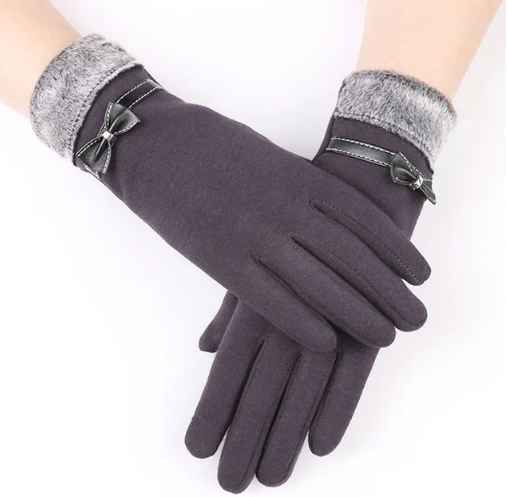 Luxury Touchscreen Gloves - Elise-Purple B-Nora Luxe
