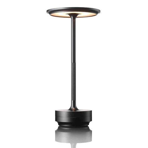 Luxury Wireless LED Table Lamp - Luna Glow-Black-Nora Luxe