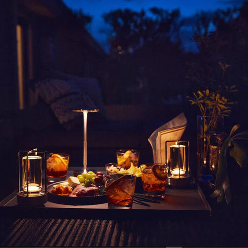 Luxury Wireless LED Table Lamp - Luna Glow-Gold-Nora Luxe