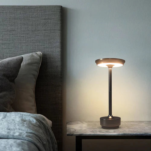 Luxury Wireless LED Table Lamp - Luna Glow-Gold-Nora Luxe