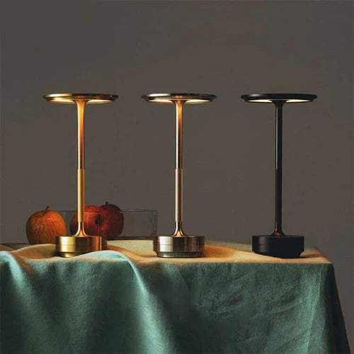 Luxury Wireless LED Table Lamp - Luna Glow-Gold-Nora Luxe