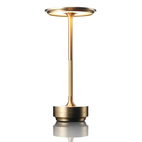Luxury Wireless LED Table Lamp - Luna Glow-Gold-Nora Luxe
