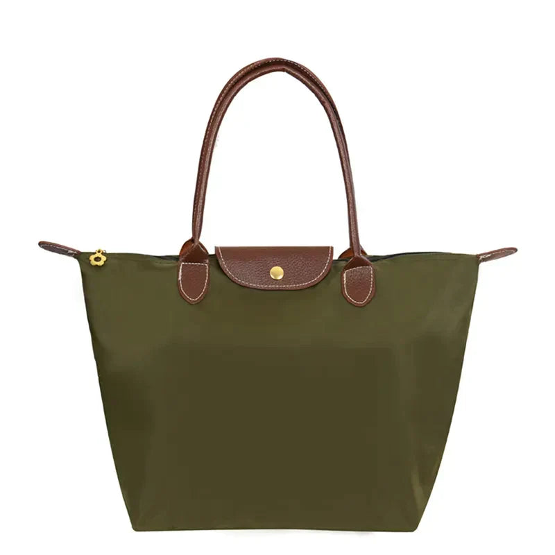 Luxury Women's Handbag Celeste – Stylish, versatile & elegant for everyday, business & events-Olive green-S(30x23x12cm)-State of Style