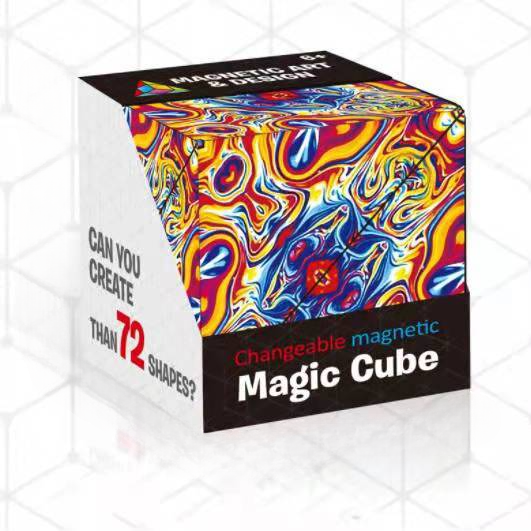 Magic Cube with Endless Creative Possibilities - FlexiCube-Trippy-Nora Luxe