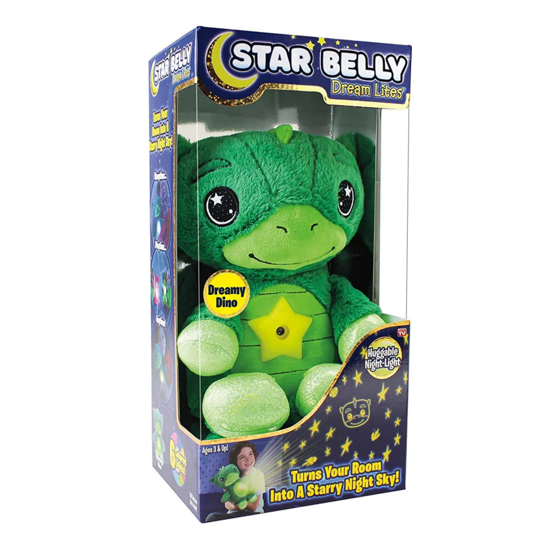 Magical Cuddle and Night Light - DreamLight-Green Dinosaur-Nora Luxe