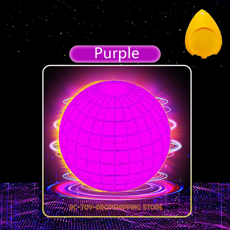 MAGICAL FLYING BALL WITH LED LIGHTING - BOOMERANG DRONE TOY FOR CHILDREN-Purple-Nora Luxe