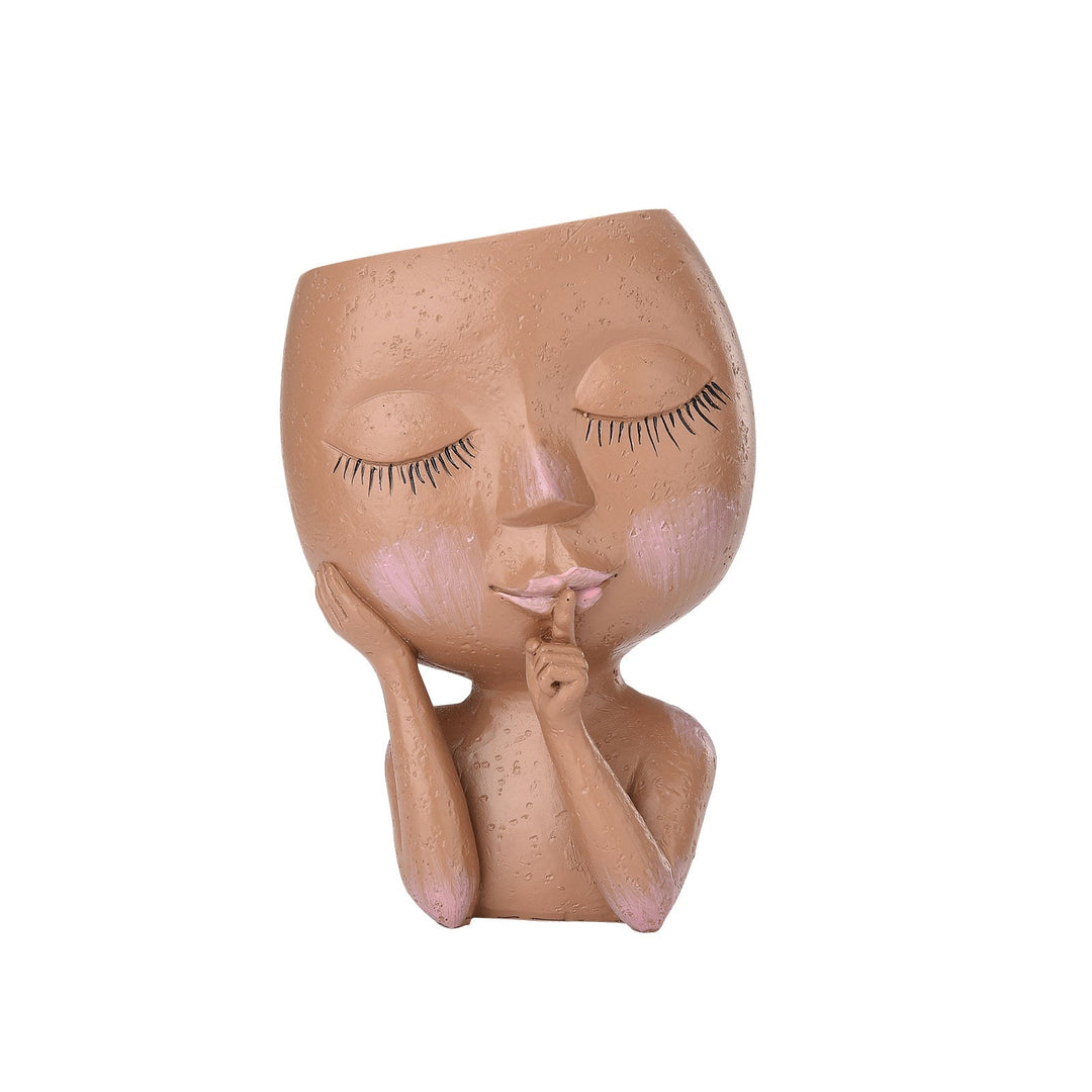 Magical Goddesses Plant Pot - MythicBloom-Dark brown-Nora Luxe