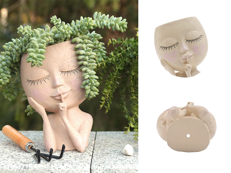 Magical Goddesses Plant Pot - MythicBloom-Light brown-Nora Luxe