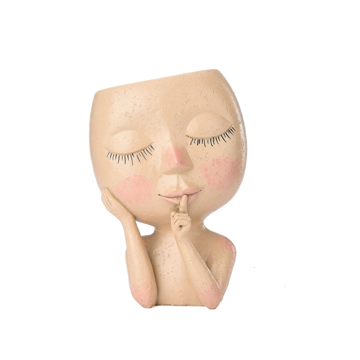 Magical Goddesses Plant Pot - MythicBloom-Light brown-Nora Luxe