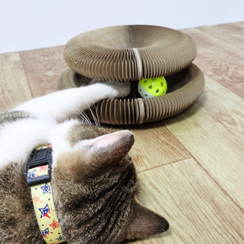 Magical Play and Scratch Toy for Cats - PurrPlay Sphere-Nora Luxe