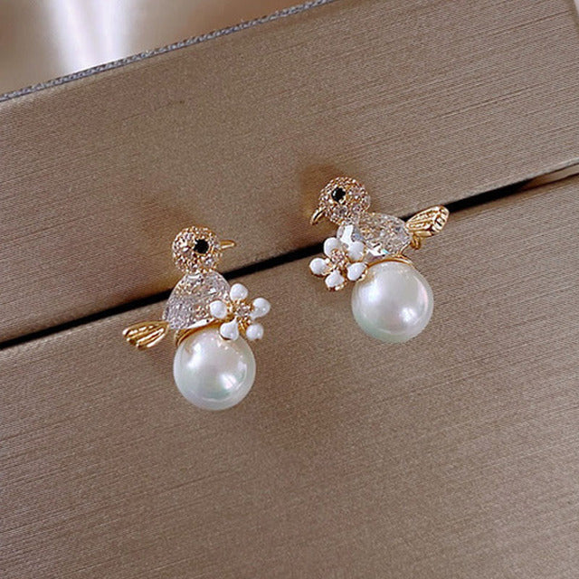 Magical Unicorn Earrings | Sparkling Crystal Jewellery-Little Bird-Nora Luxe
