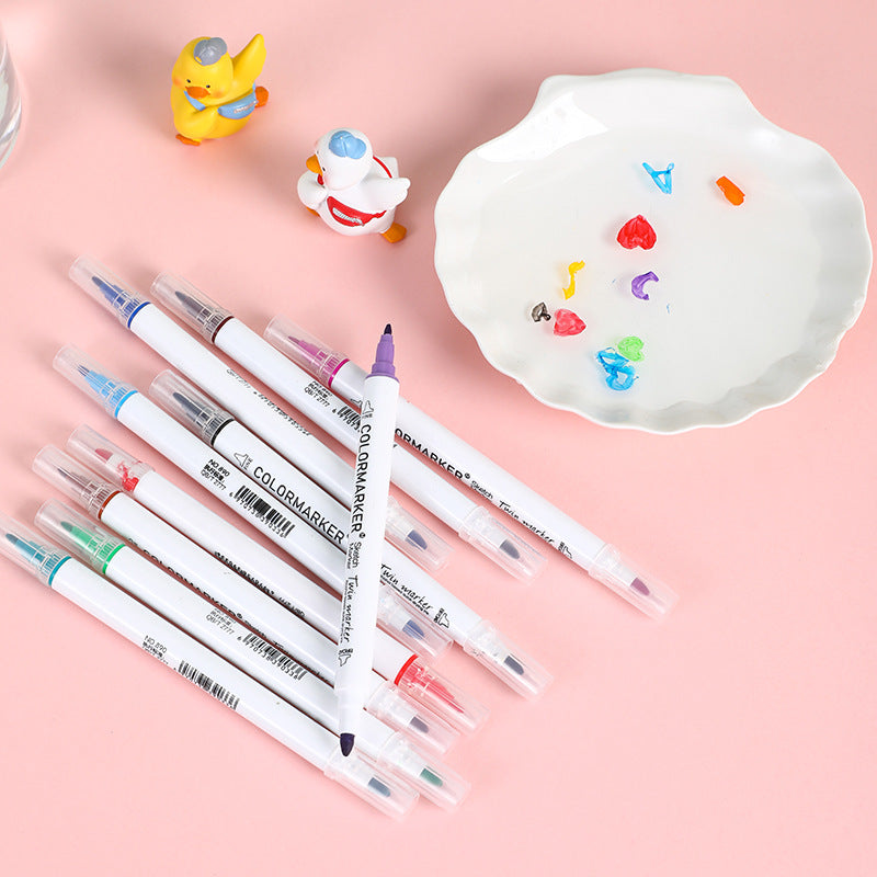 Magical Water Markers - AquaArt Pens-Set of 6 + 6 FREE Markers-Nora Luxe