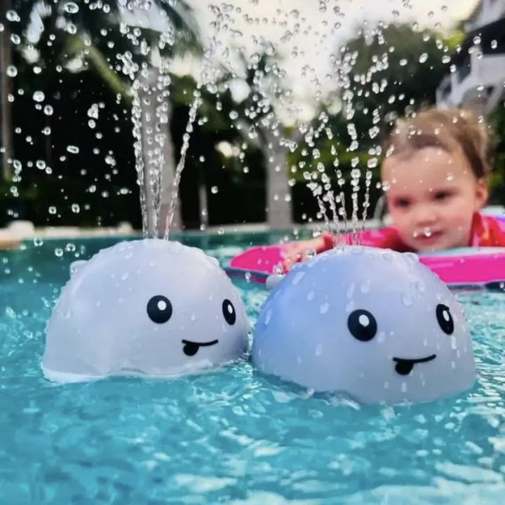 Magical Whale for Bath Fun - SplashWhale-Gray-Nora Luxe