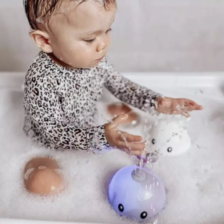 Magical Whale for Bath Fun - SplashWhale-Gray-Nora Luxe