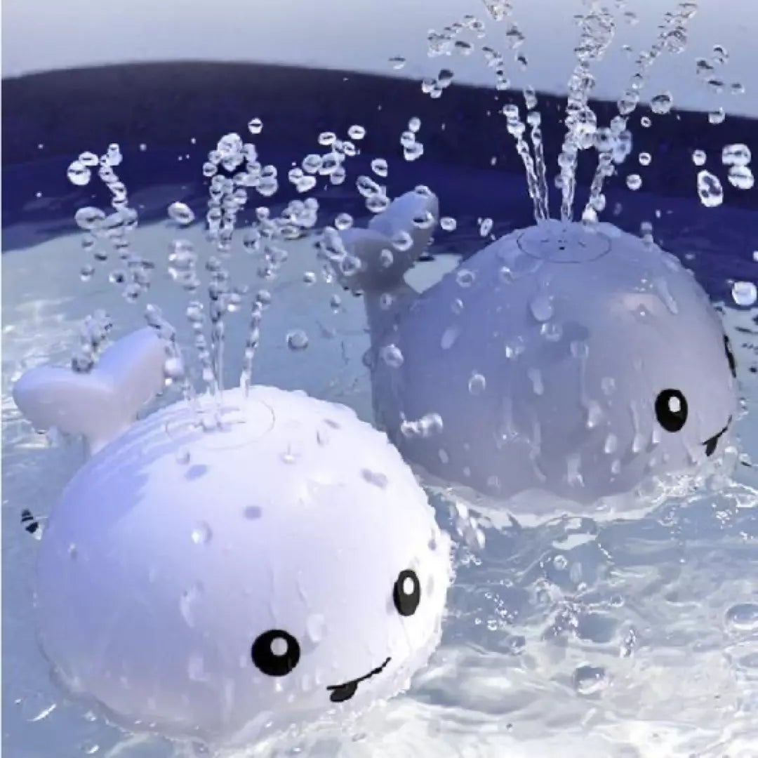 Magical Whale for Bath Fun - SplashWhale-Gray-Nora Luxe