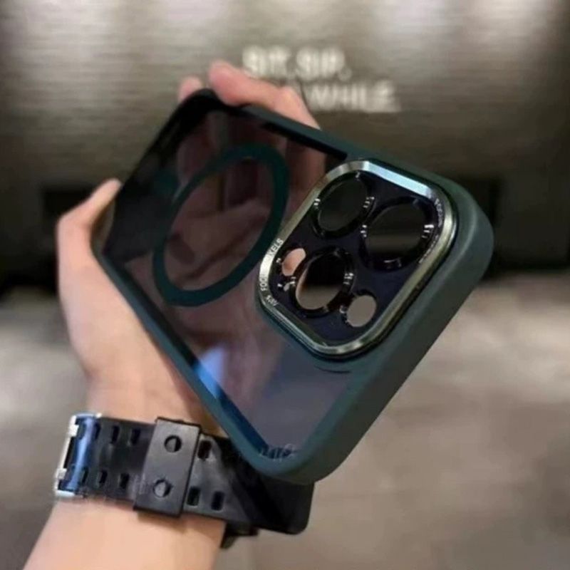 Magnetic iPhone Case – iShield-Gray-iPhone 16-Nora Luxe