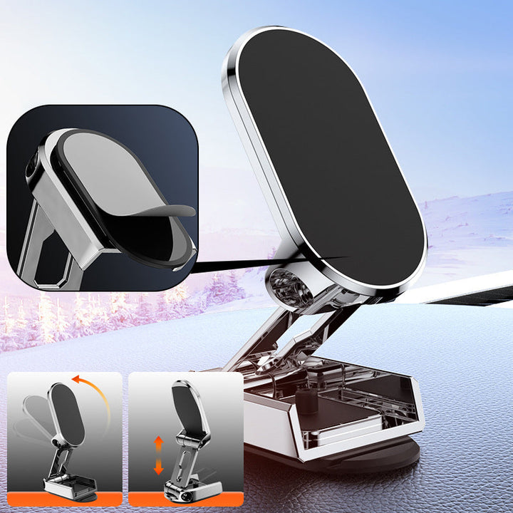 Magnetic Phone Holder for the Car - MagMount Fold-Black-Nora Luxe
