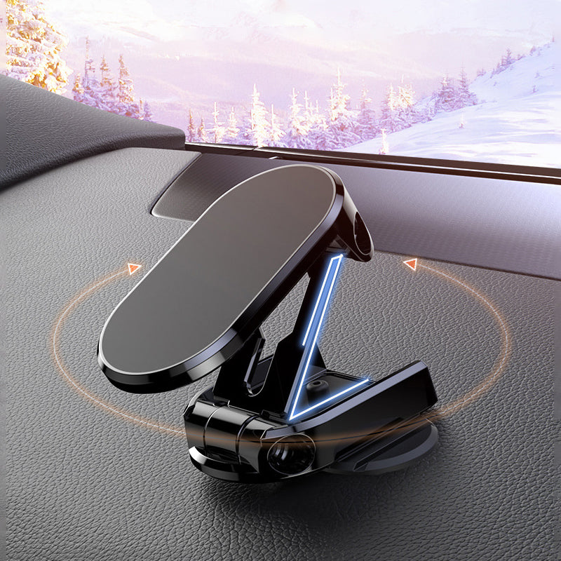 Magnetic Phone Holder for the Car - MagMount Fold-Black-Nora Luxe