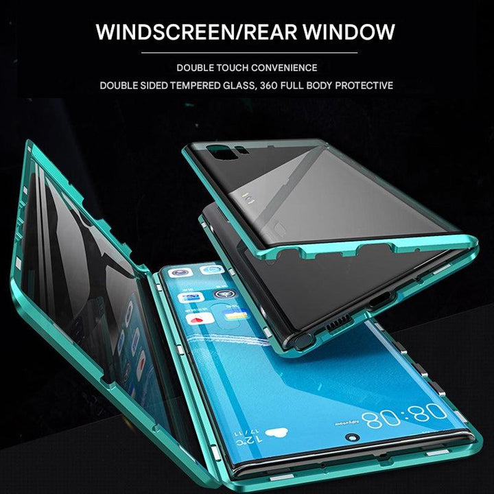 Magnetic Phone Protective Case - TitanGuard-Black-Nora Luxe