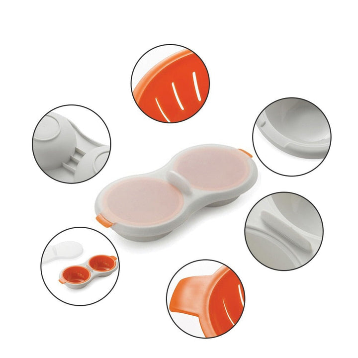 Magnetron Epicurean Set - EggEase-Orange-Nora Luxe