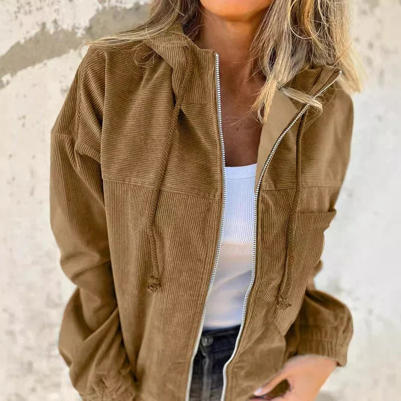 Ladies' Jacket with Hood and Zip – Noëlle