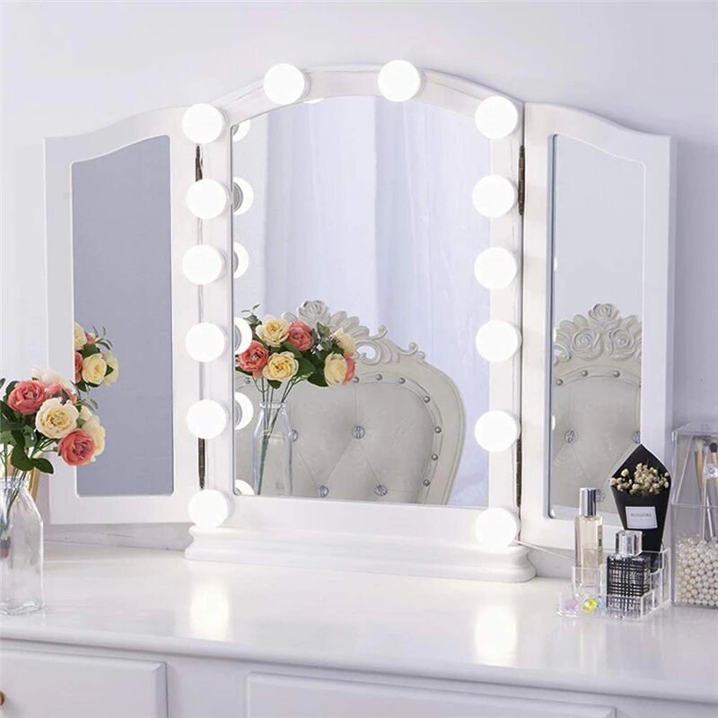 Make-up Mirror Lighting - GlowLuxe-4 Pears-Nora Luxe
