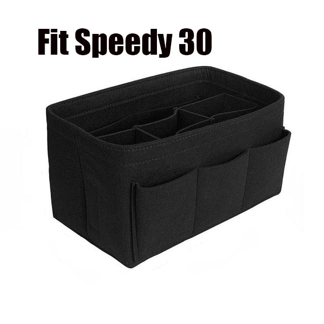 Felt Handbag and Make-Up Organiser Insert