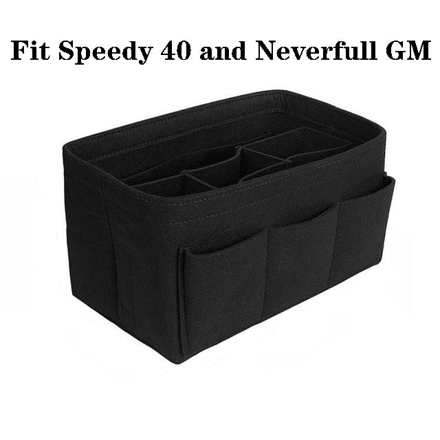 Felt Handbag and Make-Up Organiser Insert