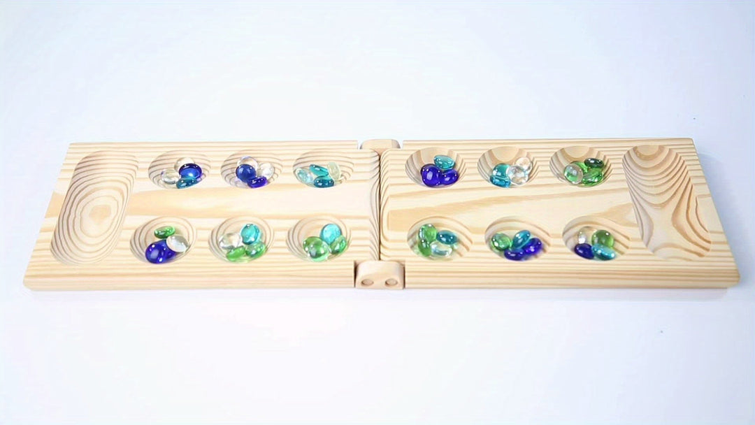 Mancala Deluxe Board Game - BrainStones-Nora Luxe