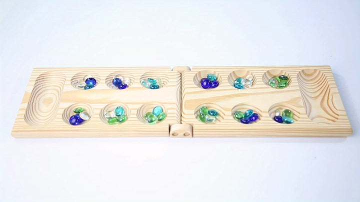 Mancala Deluxe Board Game - BrainStones-Nora Luxe