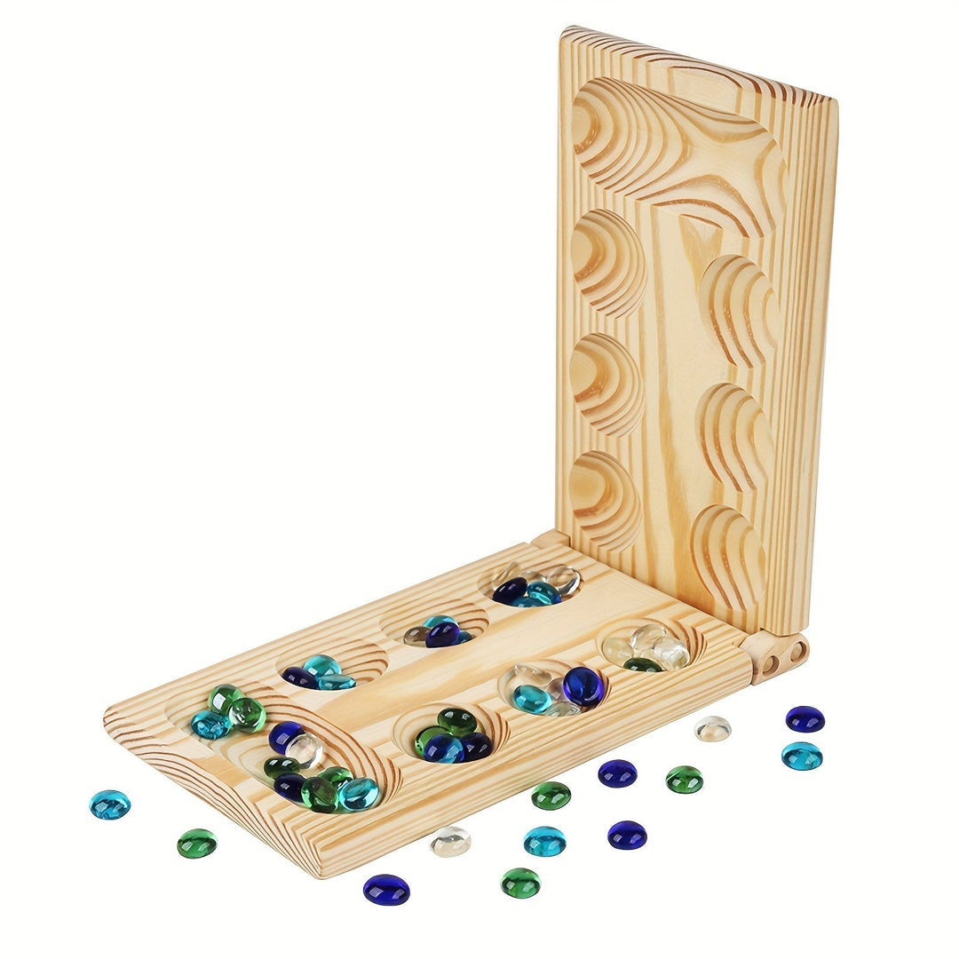 Mancala Deluxe Board Game - BrainStones-Nora Luxe