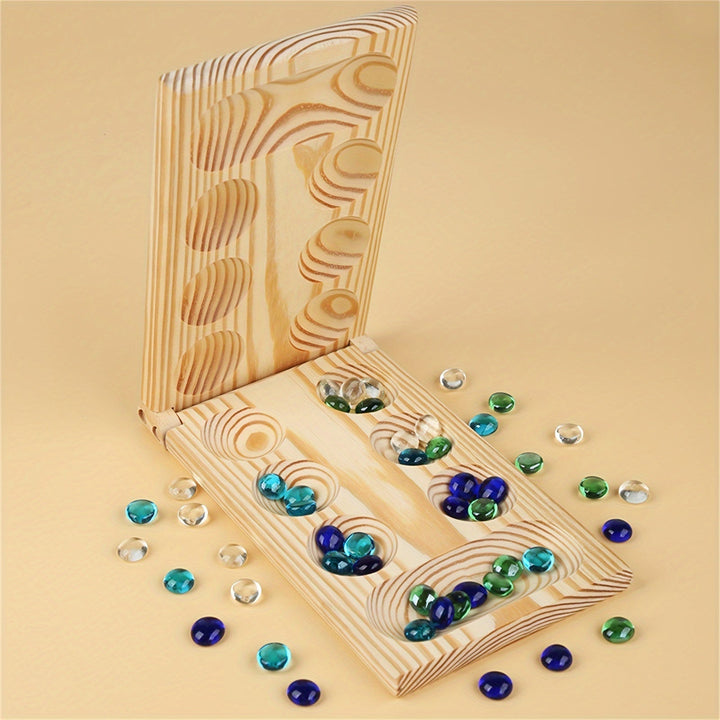 Mancala Deluxe Board Game - BrainStones-Nora Luxe