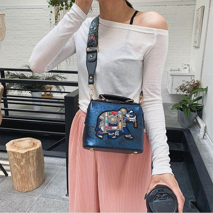 Embroidered Mandala Shoulder Bag – Lightweight Multi-Use Bohemian Design