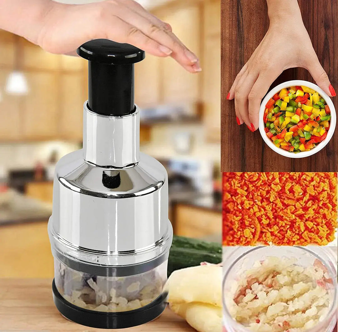 Manual Stainless Steel Vegetable Cutter - ChefChop Pro-Nora Luxe