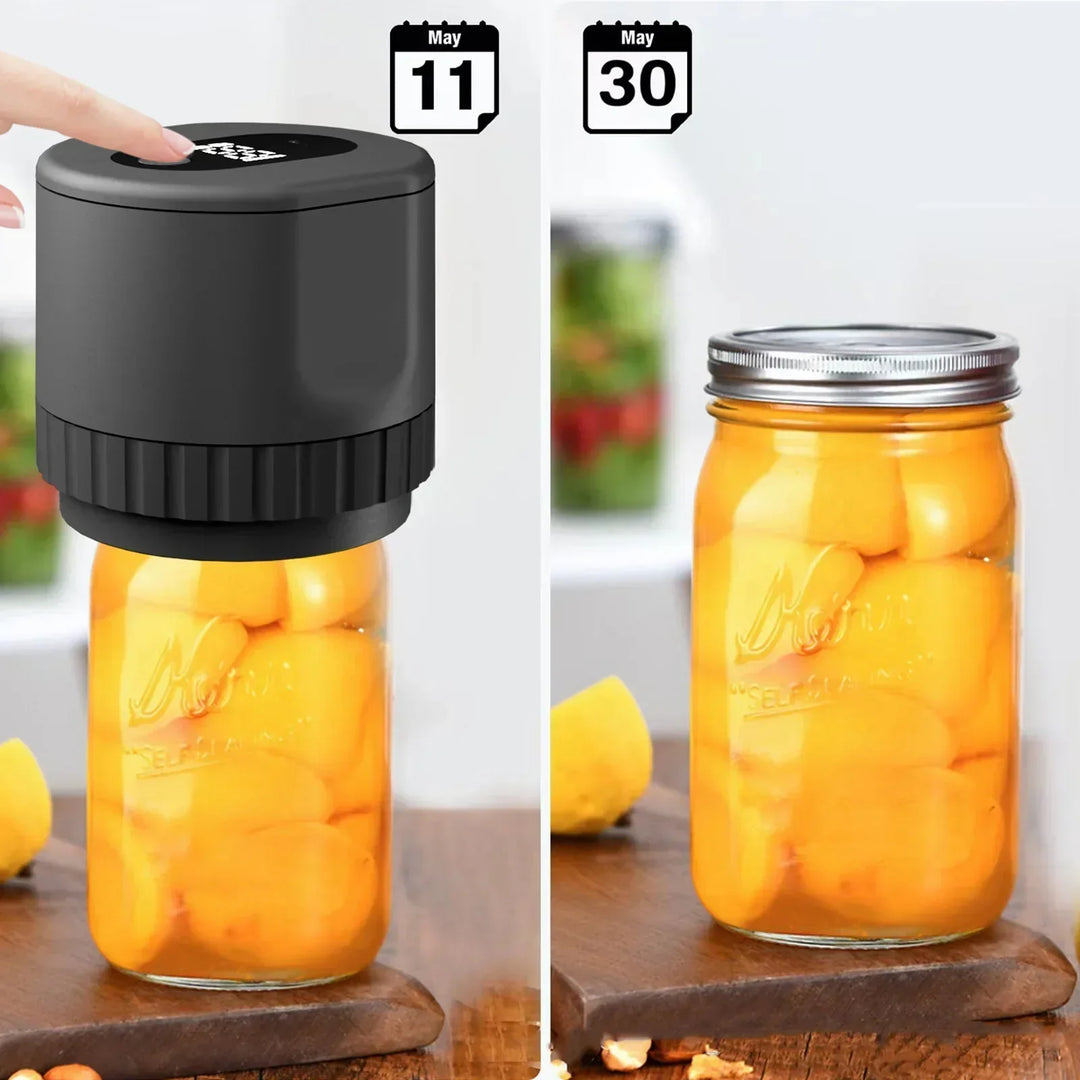 Mason Vacuum Sealer - AirLock-Black-Nora Luxe