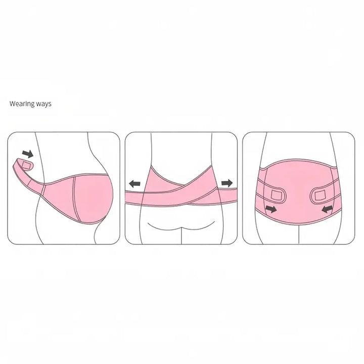 Maternity support band - BellyEase-Pink-L-Nora Luxe