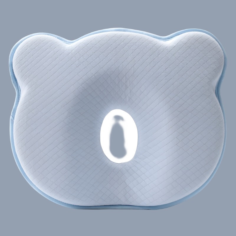 Memory Foam Baby Pillow - ErgoNest-Blue-Nora Luxe