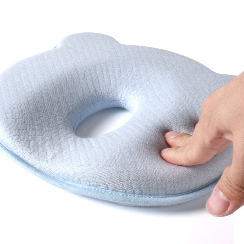 Memory Foam Baby Pillow - ErgoNest-Pink-Nora Luxe