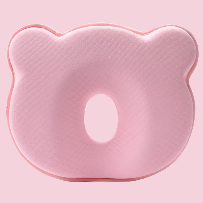 Memory Foam Baby Pillow - ErgoNest-Pink-Nora Luxe