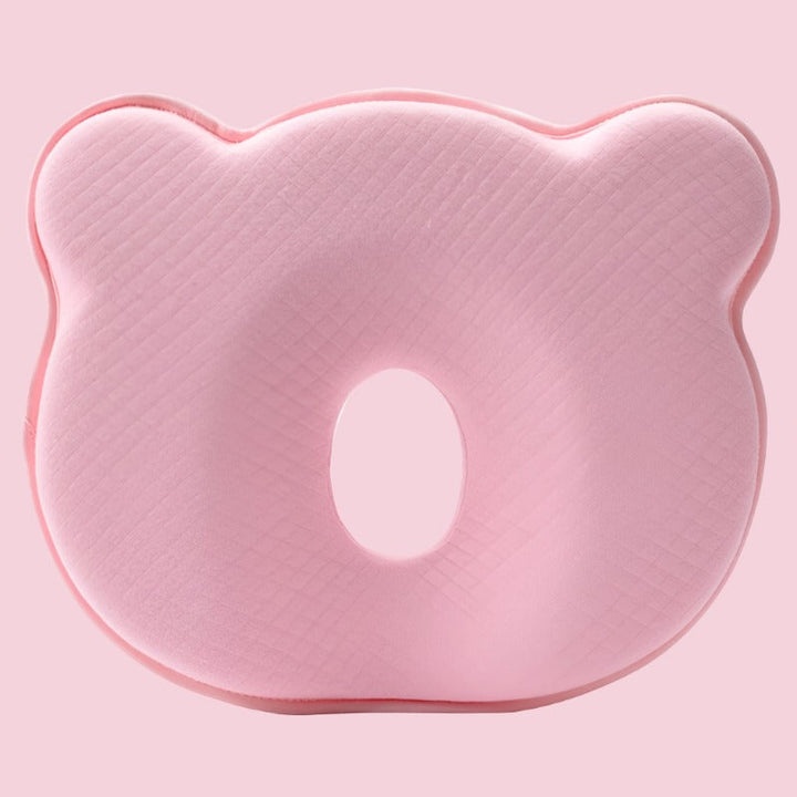 Memory Foam Baby Pillow - ErgoNest-Pink-Nora Luxe
