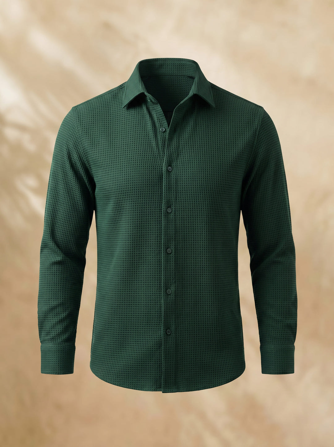 Ralph - Textured Long-Sleeved Button-Up Shirt