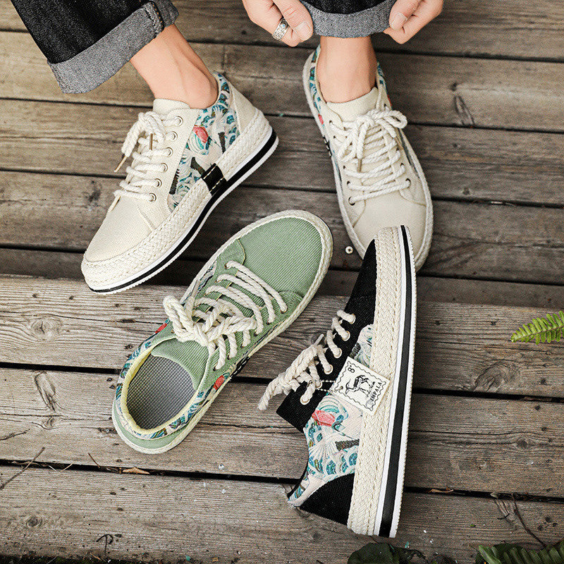 Men's Aztec Sneakers – Mateo-Beige-6-Nora Luxe